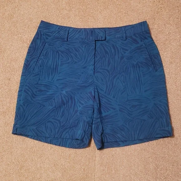 Lady Hagen Shorts Lady Hagen Womens Blue Animal Print Golf